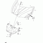 GSX-R1000 Fuel tank front cover
