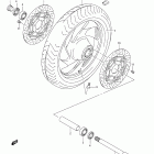 VZ1500 Boulevard M90 Переднее колесо