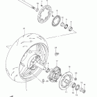 GSX1300BK,A B-KING Rear wheel (gsx1300bkak8 / ak9)