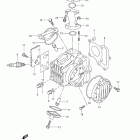 DR-Z70 Головка цилиндра