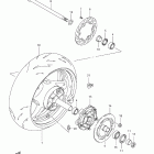 GSX1300BK,A B-KING Rear wheel (gsx1300bkk8 / k9)