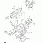 DR200SE Головка цилиндра
