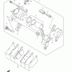 DR-Z400SM Задний суппорт