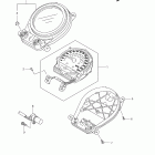 VLR1800,T Boulevard C109R Speedometer (vlr1800k8 / tk8 / k9)