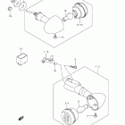 VZ800,Z Boulevard M50 Turnsignal front & rear lamp (see note)
