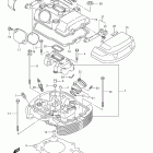 VZ1500 Boulevard M90 Передняя головка цилиндров