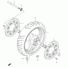 GSX650F Переднее колесо