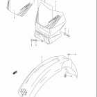 DR Z400SM Front fender (model k6)