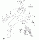 DR Z400SM Rear fender (model k5 / k6)