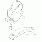 DR200SE Headlamp cover (model k8)