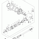 VLR1800 Boulevard C109R Propeller shaft / final drive gear
