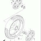 SV650 Front wheel (sv650k8 / sk8)