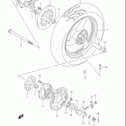 GS500F Заднее колесо