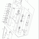 DR Z70 Передняя вилка