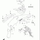 DR Z400SM Rear fender (model k7)