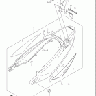 GSX650F Seat tail cover (cwh