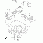 GS500F Масляный насос и фильтр