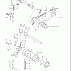 DR Z125 Механизм  переключения передач