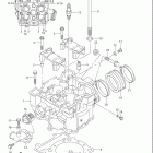 DR Z400S Головка цилиндра