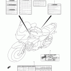 GSF1250SA Bandit Наклейки