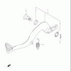RM-Z450 Педаль тормоза