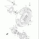 GSX650F Заднее колесо
