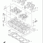 GSX-R750 Головка цилиндра