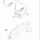 DR Z400SM Front fender (model k5)