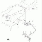 SV650 Сидение