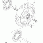 GSF1250S Bandit Front wheel (gsf1250sk7 / sk8)
