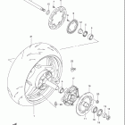 GSX1300BK B-KING Rear wheel (gsx1300bkak8)
