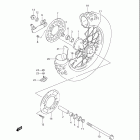 RM85,L Rear wheel (rm85lk7)