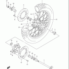 DR650SE Rear wheel (model k6 / k7)