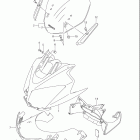 DL650,A V-STROM Обтекатель