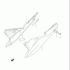 GSX650F Обтекатель рамы