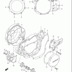 RM250 Crankcase cover-water pump