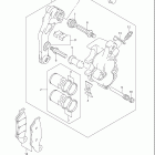 DR Z400SM Передний суппорт тормозной