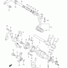 DR Z400SM Механизм  переключения передач