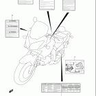 DL650,A V-STROM Наклейки