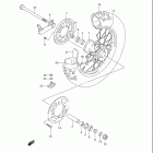 RM85,L Rear wheel (rm85k7)