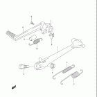 GSX650F Подножка