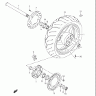 GSF1250S Bandit Rear wheel (gsf1250sk7 / sk8)
