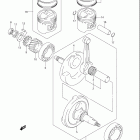 DR Z125 Коленвал