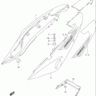 GS500F Обтекатель рамы
