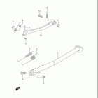 DR Z250 Подножка