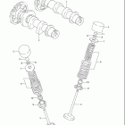 DR Z250 Распред вал / клапана