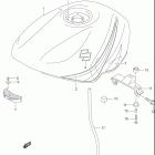 GS500F Топливный бак