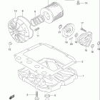 GS500F Масляный насос и фильтр
