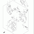DR Z250 Передний суппорт тормозной