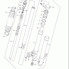 DR Z250 Передняя вилка